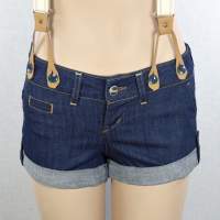 Wrangler Sarah Damen Jeans Shorts W25 Marken Bermuda Short 27111500