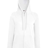 Ladies Lightweight Hooded Sweat Jacket, weiß, Gr. S - XXL, 109 Teile