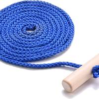 Schlittenseil blau Seil Zugseil 1,50 mtr - 150 cm Schlaufe Griff Kordel Leine Zugleine für Schlitten & Bob & Rodeln im Winter