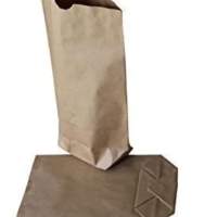 Keresztfenekű barna papír táska - 2 RÉTEGES - 36 x 52 cm 10 kg-hoz (200 db)